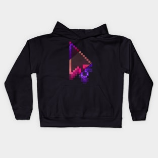 Computer Multicolor galaxy gradient Mouse Cursor Design Kids Hoodie